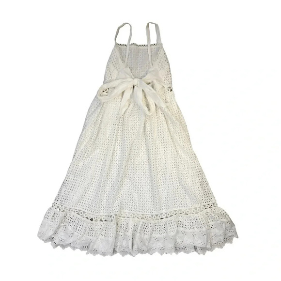 Revolve Place Nationale Le Gayan Backless Dress NWT L Cottage Boho Bridal Costal - Picture 7 of 10